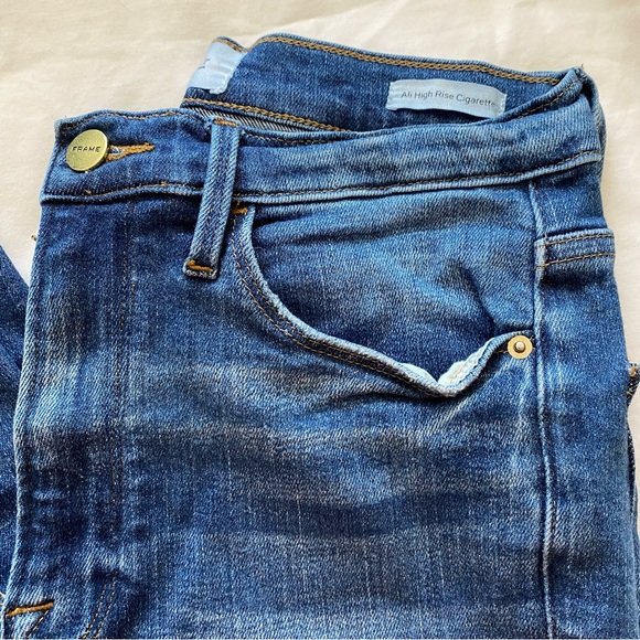 Frame Ali high cigarette jeans - Picture 3 of 9